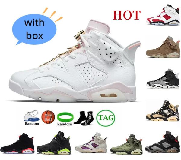 

2022 new basketball shoes jumpman 6 electric green 6s mens gold hoops flint carmine infrared british khaki tinker oregon ducks black cat out
