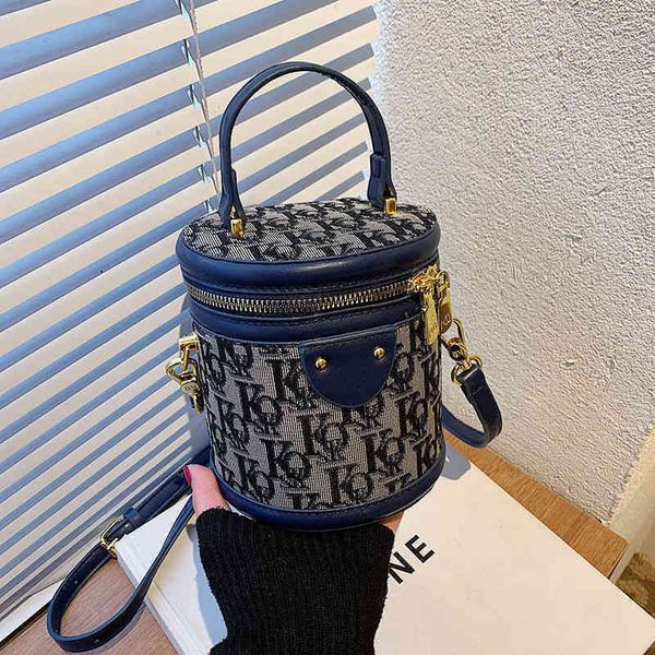 

60% off factory online clearance high texture fashion versatile printed single shoulder bag net red pop foreign style bucket bag