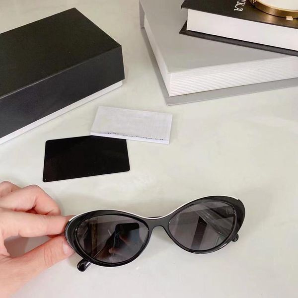 

622s s women cat eye ch5416 fashion web celebrity blogger star brand design box case frame eyewear oculos de solsunglasses, White;black