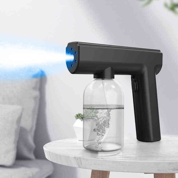 Pistola a spruzzo atomizzatore portatile da 320 ml Nano spruzzatore a nebbia Macchina disinfettante Cordless elettrico ULV Fogger per ufficio giardino 220507