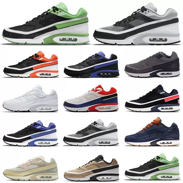 BW OG Running Shoes Authentic Mens Womens Light Stone White Pure Platinum Los Angeles Cool Grey Midnight Navy Lyon Rotterdam Designer Sports Tênis Trainers