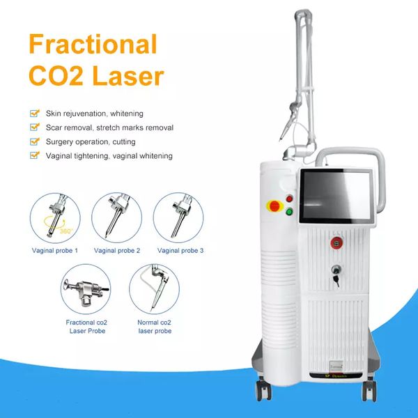 Co2 Laser Salon utilisation Fractional Laser HAUTE qualité Équipement de beauté rajeunissement de la peau resurfaçage du visage machine de soins vaginaux élimination des cicatrices d'acné Resserrement du vagin