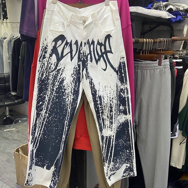 

real pics white high street multi-pockets casual cargo pants mens straight oversized loose overalls hip hop couple trousers, Black