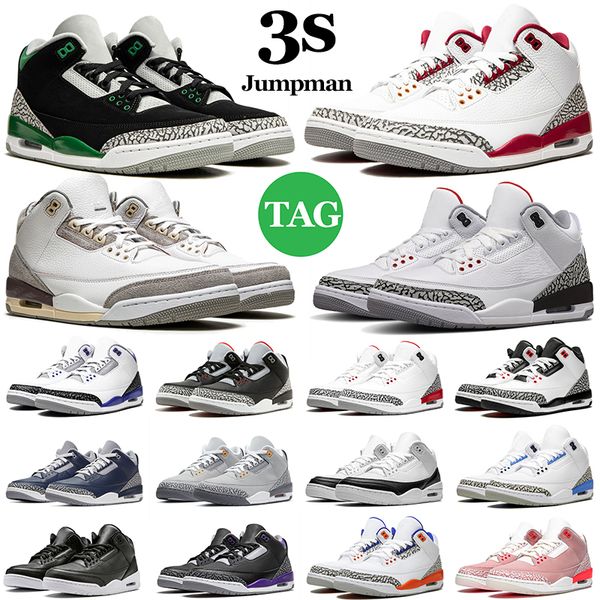 

jumpman 3 3s men basketball shoes cardinal red cement black cat og race true blue a ma maniere cool grey mens trainers sports sneakers