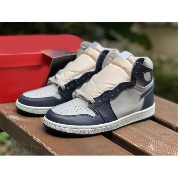 

brand shoes air authentic 1 high 85 georgetown basketball college navy summit white tech grey 1s athletic men sports