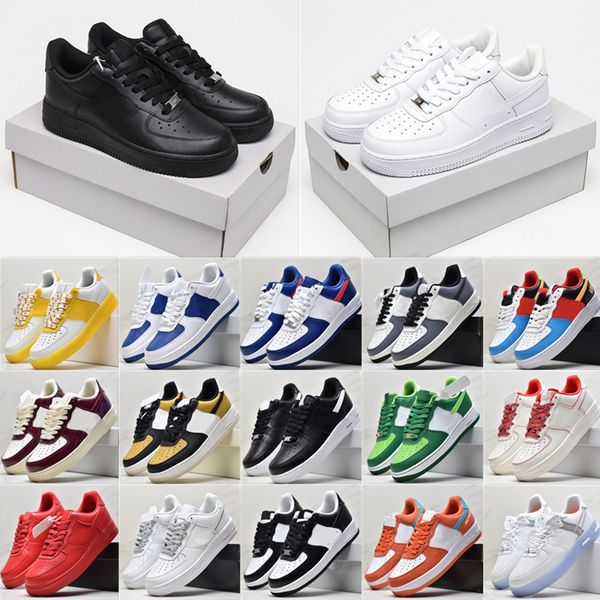 

new white x 1 low forces mca university blue 2019 mens running shoes fashion designers sneakers air one des chaussures off shoes