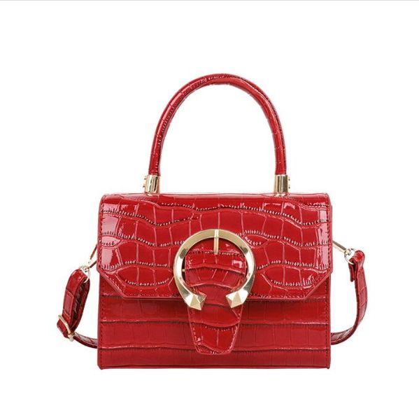 

luxury women orange yellow black party flap bag stone pattern pu leather shoulder bags chain crossbody bag designer small handbag