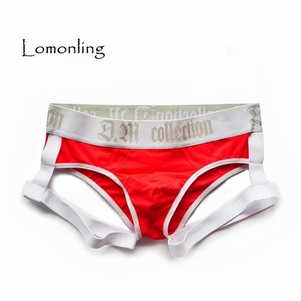 Lomonling masculino masculino Sexy Men DM M Men S Roupa Vestido Straps Briefs Low Waist Personalidade Sexia Algodão LJ201110