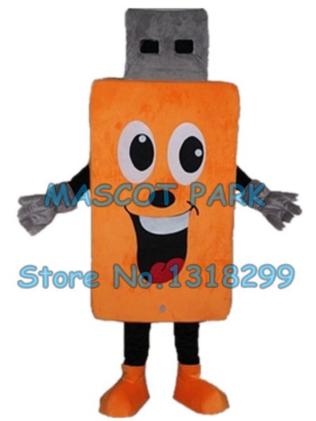 

mascot doll costume flash memory usb mascot costume custom cartoon character cosply size carnival costume 3295, Red;yellow