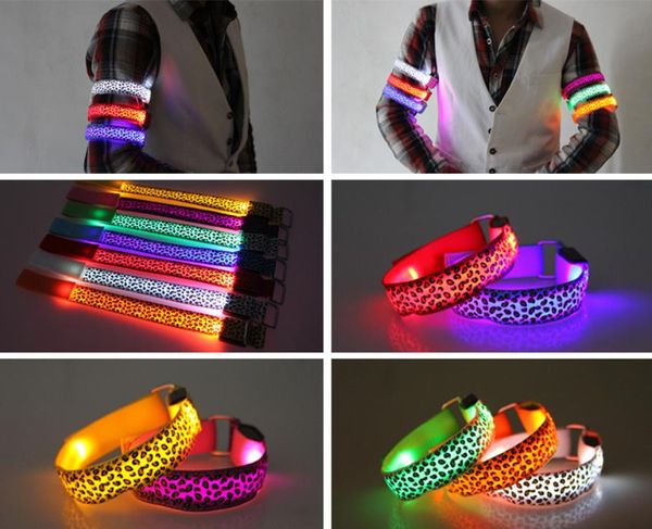 Party-LED-Armband-Dekoration, Laufen, Radfahren, Übung, leuchtet im Dunkeln, Nachtlaufausrüstung, Sicherheit, reflektierend, Sport, festliches Event-Armband