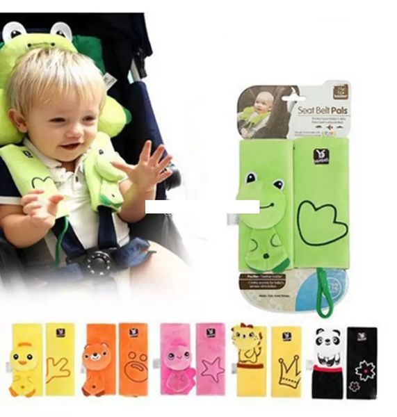 

animal seat belt pals shoulder pad for baby car auto safety seat belt harness cover children protection cushion support pillow