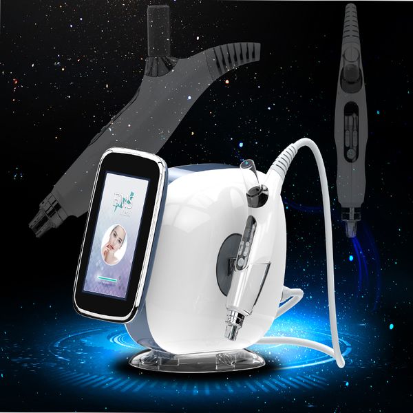 

ems rf multifunction vacuum high pressure mesotherapy meso gun painless for skin lifting skin rejuvenation face beauty salon machine, Black;white