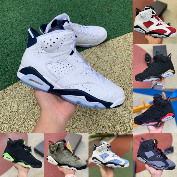 

jumpman electric green 6 6s mens high basketball shoes midnight navy unc university blue bordeaux hare carmine dmp oreo cat black infrared t