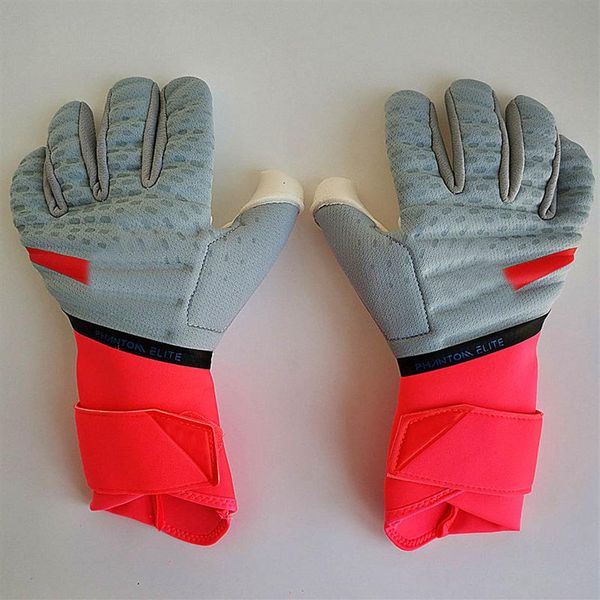 

gk phantom elite professional goalkeeper gloves without finger protection thickened latex soccer goalie gloves football goalkeeper334d, Black
