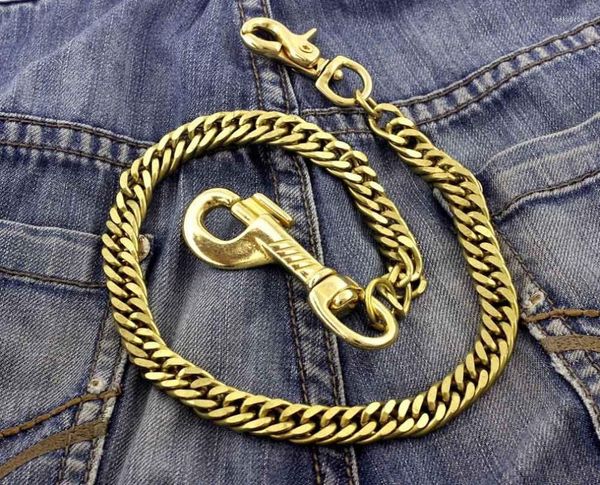 Chaves de carteira de ouro sólido Chain Chain Men Biker Trucker Chopper Gothic Heavey DIVIDO 22 YL-84 ENEK22