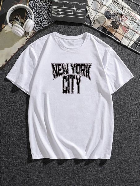 

men letter graphic tee d8dr#, White;black