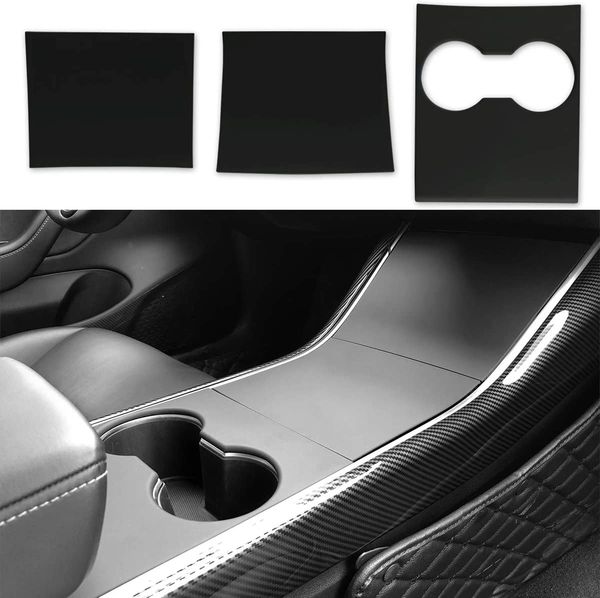 

tesla model 3/y center console wrap abs cover interior decoration wrap kit accessories