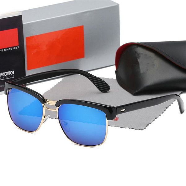 

2021 designer men women sunglasses vintage pilot brand band bans uv400 protection sun glasses with caes #76251r, White;black
