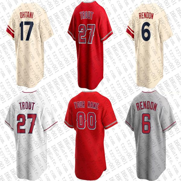 Mike Trout City Connect Detmers Maglie da baseball personalizzate Shohei Ohtani Anthony Rendon Noah Syndergaard Andrelton Simmons Dylan Bundy Tim Salmon Uomo Donna Gioventù