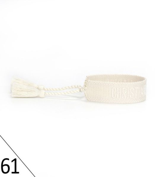 

designers friendship woven bracelets luxury brand adjustable for womens mens vintage braided bracelet fashion embroidery tassel bangles jewe, Golden;silver