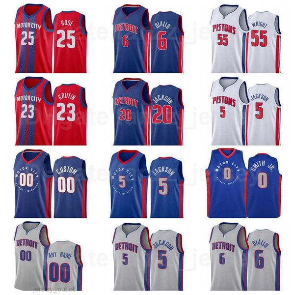 

screen print basketball wayne ellington jersey 8 cory joseph 9 dennis smith jr 0 hamidou diallo 6 josh jackson 5 edition, Black;red