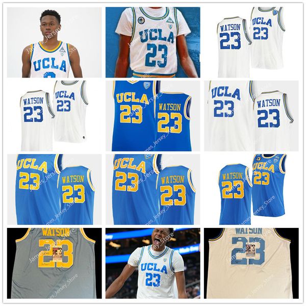 UCLA Bruins Basketball Peyton Watson #23 College Basketball -Trikot 2022 NCAA