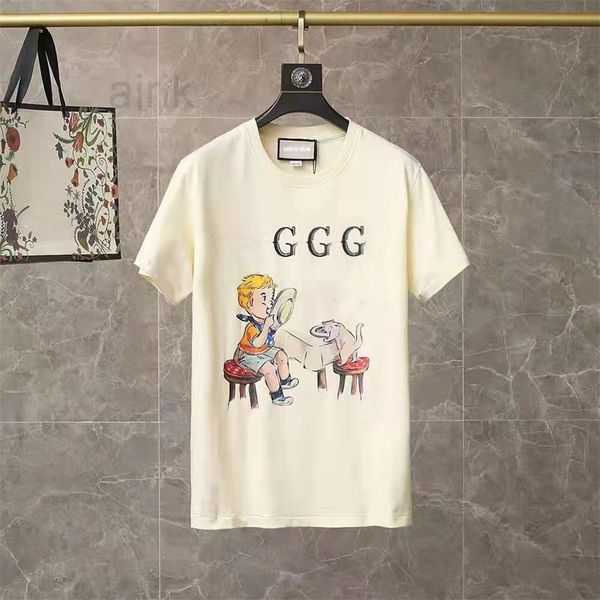 

mens t-shirt designer short sleeve t-shirt front and back printing fast drying anti wrinkle men's and women's classic, White;black