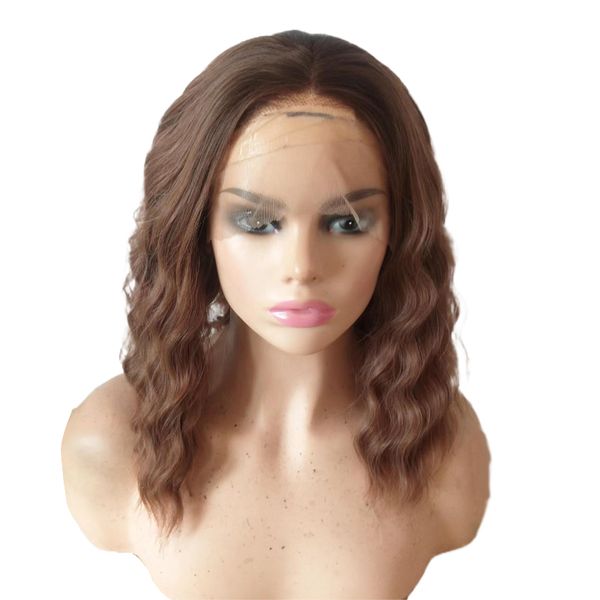 

fashion wind wig ladies shawl wave chemical fiber high temperature silk headgear factory direct sales, Black