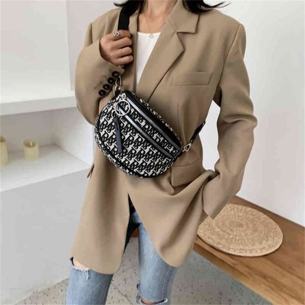 

fashionable and simple small foreign style leisure waist bag popular portable single room chest bag handbags on clearance sale