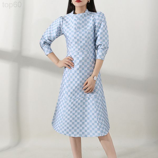 

casual dresses designer []autumn fairy dress children's heavy work middle sleeve sweet girl feeling bubble long pldn, Black;gray