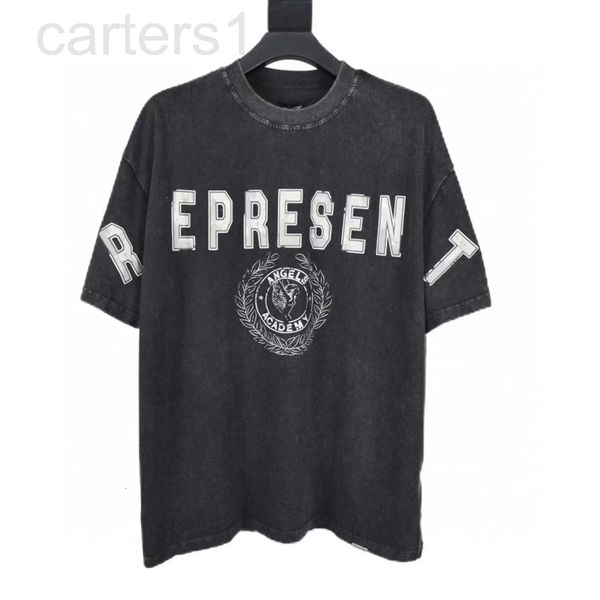 

men's t-shirts designer distinguish the correct version of rep washing water in market from old letter printing couple's short sle, White;black