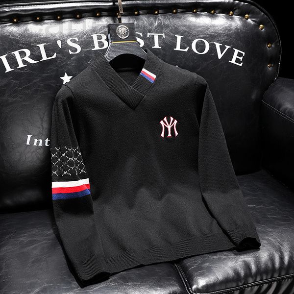 

men's sweaters designer 21308 lilly's owner pushes out of stock autumn and winter sweaters p135 control 188 4xl can wear 210 jin k, White;black