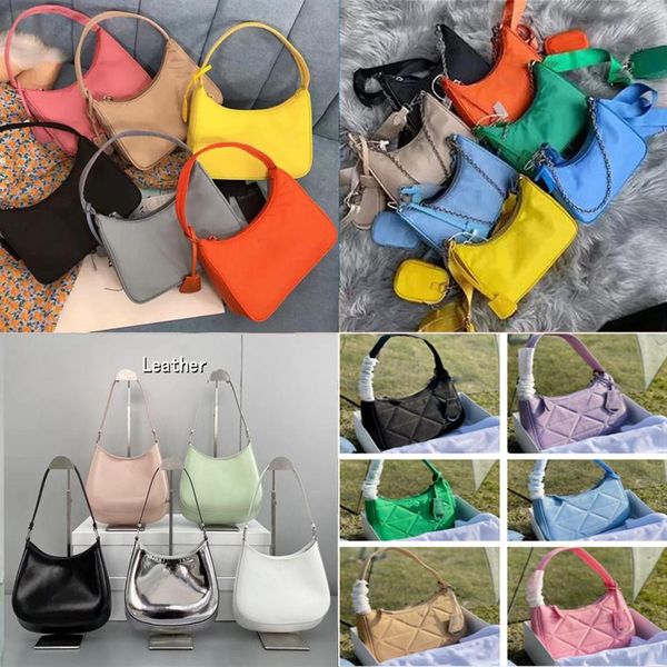 

women hobo shoulder bags nylon axillary bag waistbag chest luxurys designer purse presbyopic handbags wallet belt messenger tote p318n