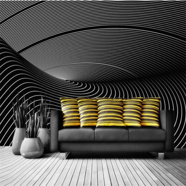 

modern black and white 3d wallpaper for walls 3d abstract decorative painting wall murals wallpaper home decoration