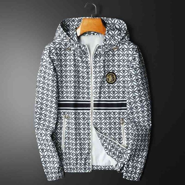 

2022 spring new hooded personalized casual et korean slim fit fashion, Black;brown