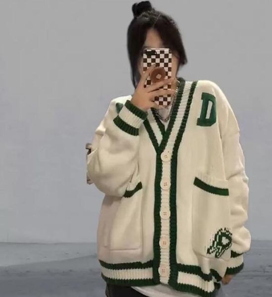 

2023 sweater knitted women new cardigan casual clothes jackets women popular chic sweaters elegant jacket female shang hai in chian outerwe, Black