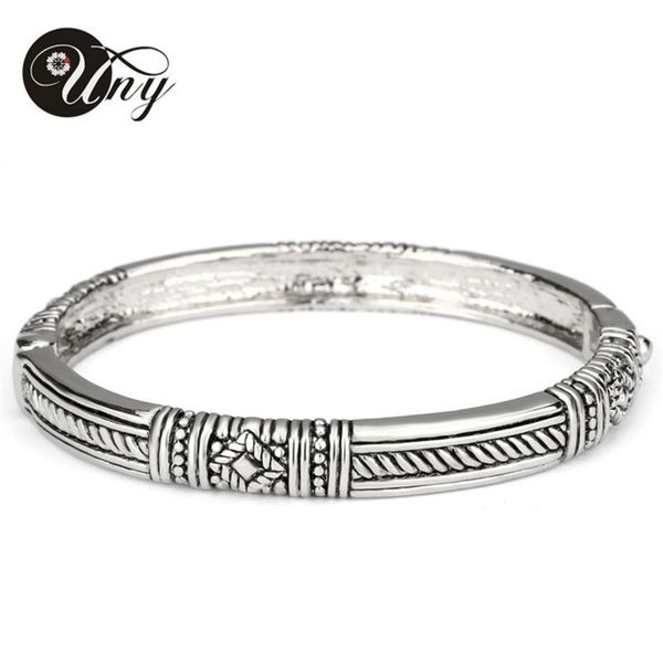 

uny bracelet antique twisted cable wire bangle fashion brand valentine christmas womens box claps bangles bracelets 220716, Black