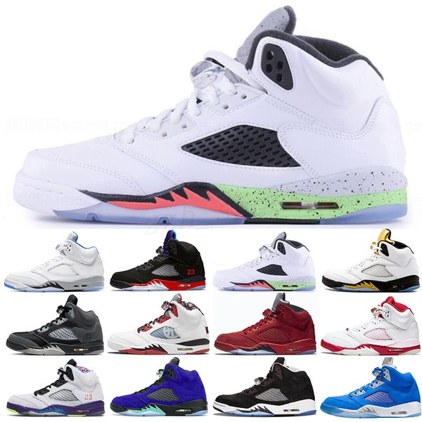 Jumpman O que os 5s Basketball Mens Shoes Sailing Stealth 2.0 Raging Bull Red Top 3 Oreo Hyper Royal Oregon Airs Ducks Blue Suede Alternative Bel Sneakers Pr01