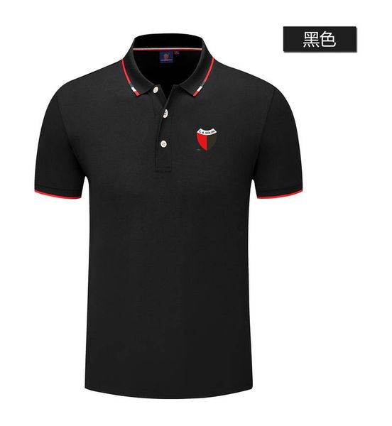 Clube atlético cólon camisa polo masculina e feminina brocado de seda manga curta esportes lapela camiseta logotipo pode ser personalizado