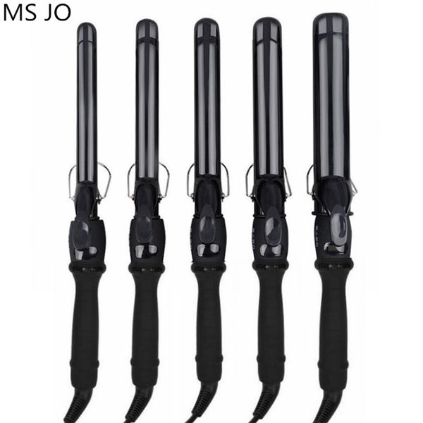 

lcd temperature adjustment hair curler professional curling irons wand wavers beauty styling tools 220624