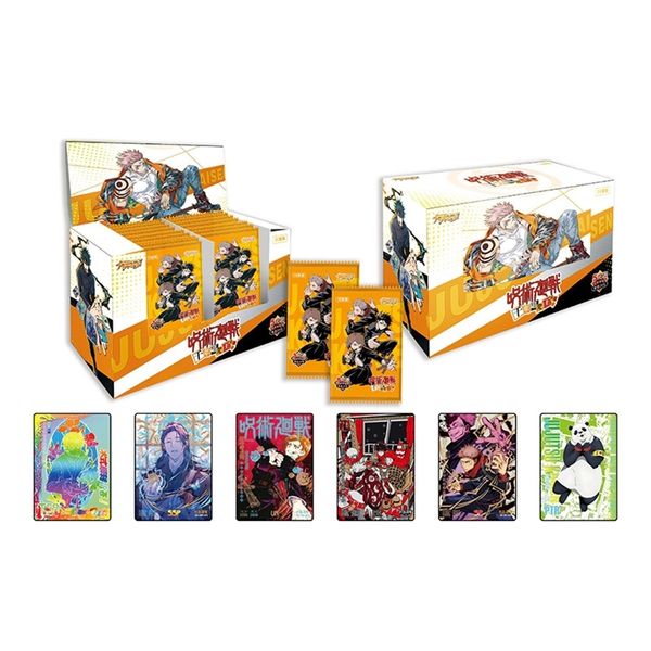 Jujutsu Kaisen Jogos de tabuleiro de cartões infantis de brinquedos de brinquedos de brinquedo de anime Game Game Table Christma Toys Hobby Collectibles 220725