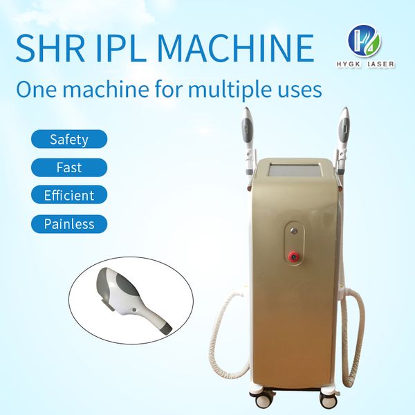 

double laser handle opt e-light machine permanent laser hair removal ipl skin rejuvenation system