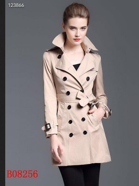 

classic item women fashion england middle long trench coat/double breasted trench coat/heavy thick cotton fabric size s-xxl b08256f260, Tan;black