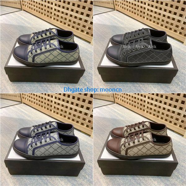 

luxury designer shoes 22ss men women casual shoe driving trendy breathable sports mens all match casuals sneakers high-end party business sh, Black