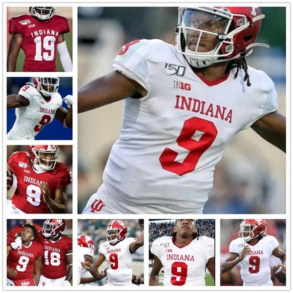 

xflsp custom indiana hoosiers 9 michael penix jr. football jersey college 3 ty fryfogle 6 donavan hale 15 nick westbrook 22 jamar johnson, Black