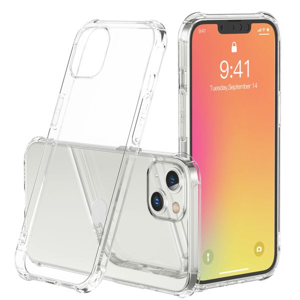 

apple cell phone case clear for iphone 12 13 pro max for 11 xs sleeve full protective cover compatible transparent pc hard shell protecter
