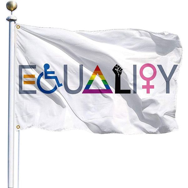 

equality inclusion kindness hope flag 3' x 5' 150x90cm 100d polye241w