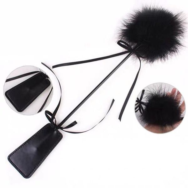 

flirting clitoris tickle whip bird feather toy product bondage slave erotic accessory sm couple game