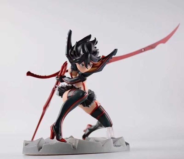 

huiya01 15cm anime kill la kill matoi ryuuko anime figure pvc action figure toy japanese collectible model doll gift q0722