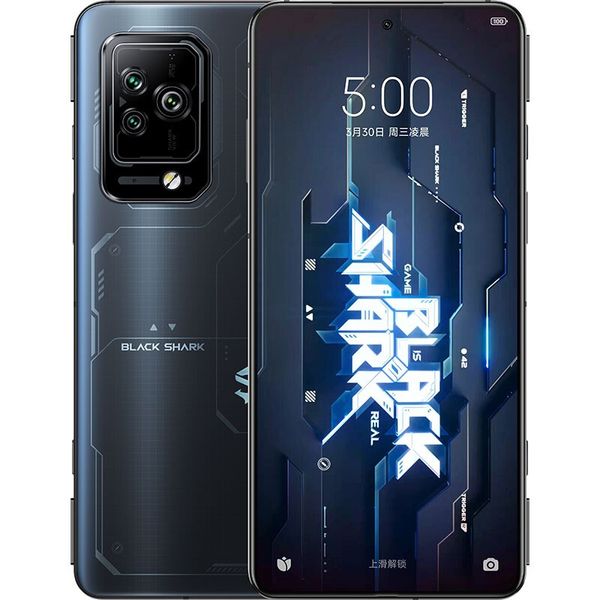 Оригинальная черная акула 5 Pro 5G Mobile Phone Gaming 8 ГБ 12 ГБ оперативной памяти 256 ГБ ROM Snapdragon 8 Gen 1 Android 6,67 